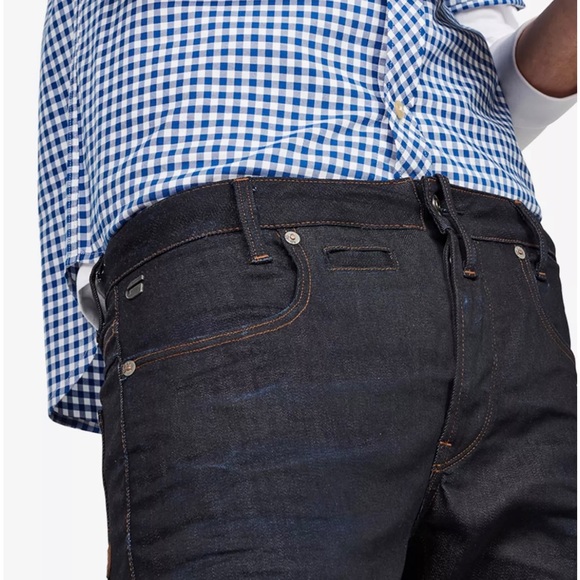 G-Star Raw Men's D-Staq 5 Pocket Slim Jeans - Picture 3 of 6